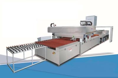 China Glass Edge Grinding Machine on Horizontal Four Sides with Working Table Size of 850-900 mm for sale