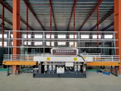 China PLC Control 9 Spindles Glass Straight Edging Machine for Glass Polishing and Grinding for sale