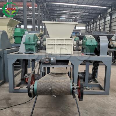 China Twin Shaft Pallets Tyres Paint Bucket Shredder With Alloy Steel Blade for sale