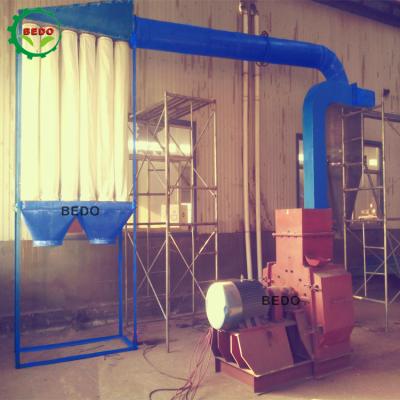 China 90KW Wood Pulverizer Machine 2-4T/H Capacity with Dust Collector for sale
