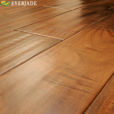 China Clean Grade Multicolor 15mm Red Oak Veneer Top SPC Three-Layer Engineered Oak Flooring for sale