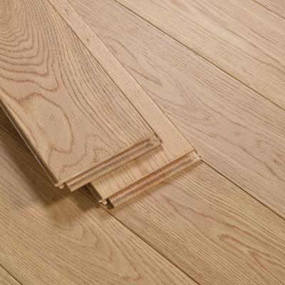 China 10mm 3-layer Structure Brushed German White Oak Herringbone Engineered Wood Flooring for sale