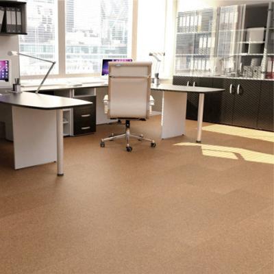 China Custom Wood Floor Solution 4mm 5mm Portugal Cork Flooring Tiles with Onsite Training for sale
