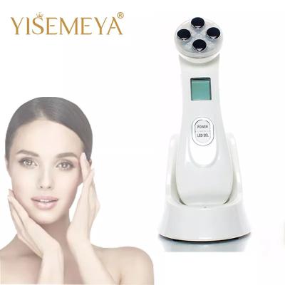 China 2021 beauty & personal skin care machine with RF EMS  LED facial tightening instrucment for sale