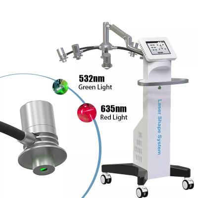 China Green Color Weight Loss Equipment 6d Laser Burns Fat Permanently Removal 300MW for sale