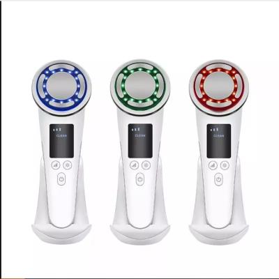 China New Product RF EMS Frequency Radio Beauty Device LED Face Massage Sonic Vibration Facial Rejuvenation Instrument for sale