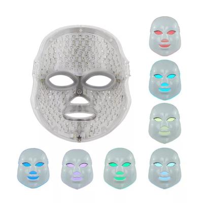China Facial Skincare Home Use Photon Red Infrared Beauty Flexible Skin Led Face Light Therapy Mask for sale