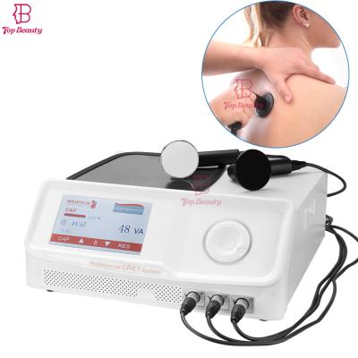 China Deep 448khz Diathermy Tecar Therapy Machine For Plantar Fasciitis for sale
