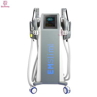 China 4 Handles Ems EMShapeing Muscle Building Machine Pelvic Floor Electromagnetic Muscle Stimulator for sale