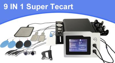 Китай Испания 448Khz CET RET Tecar Физиотерапевтический аппарат Rf высокочастотная радиочастота Диатермия Pro Потеря веса Здравоохранение продается