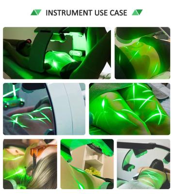 China A máquina verde FDA do emagrecimento do laser cancelou para a redução total da circunferência do corpo à venda