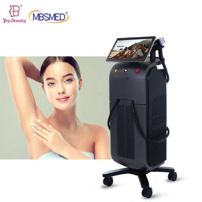 China Painless YAG IPL Diode Laser Device Portable 755 808 1064nm Laser Hair Removal Epilator for sale