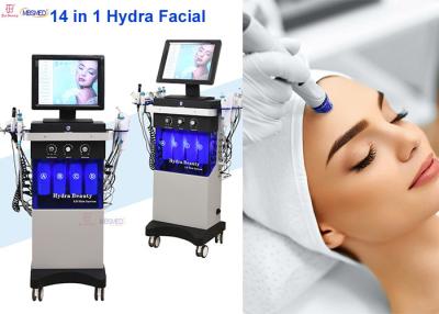 China 14 en 1 máquina facial de Diamond Dermabrasion Jet Peel Hydro del oxígeno de las máquinas del Hydra en venta