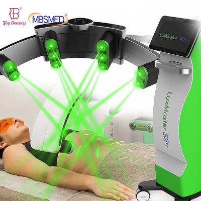 China 10pcs Lipo Slimming Machine With 10D Emerald Laser Fat Reduce Equipment for sale