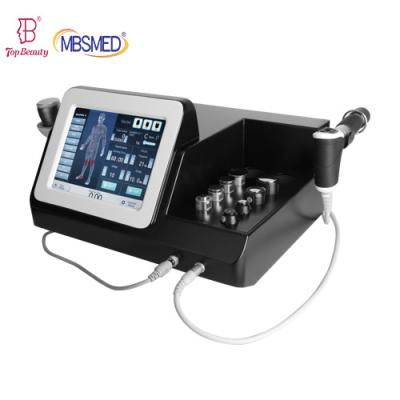 China 2 in 1 Draagbare Ultragolf Schokgolftherapieapparatuur Pijnverlichting Ultrasone Therapie Machine Te koop