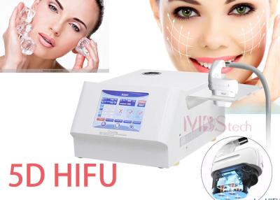China Wrinkle Remover 5 Cartridges 5D 4D Hifu Ultrasound Machine for sale