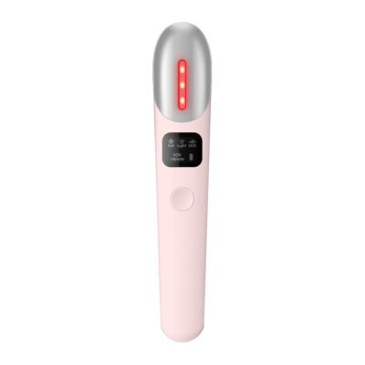 China trending products 2021 new arrivals Mini Portable Eye Beauty Device Ems Electric Heating Eye Care Massager Pen for sale