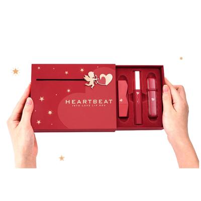 China Papel de empacotamento cosmético do cartão da caixa C1S C2S da gaveta do dia de Valentim à venda
