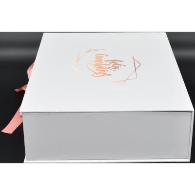 China Bureau Silk Lined Gift Box , 8x7.5x3.5In Wig Subscription Box for sale