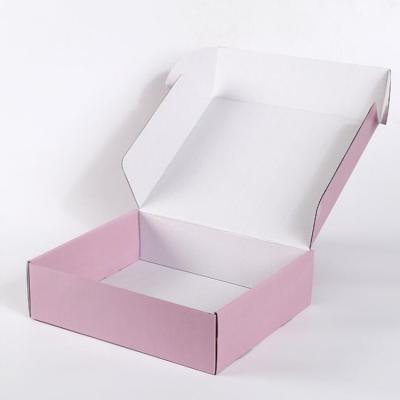 China E Flute Corrugated Mailing Boxes 66% Recycled Material For Clothes for sale