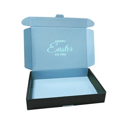 China Cosmetic 300dpi 1 Piece Corrugated Mailing Boxes Gold Logo for sale