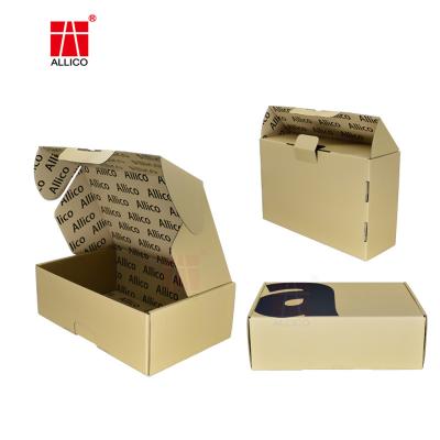 China Book Shape Folding Box Printable Logo Gift Box Corrugated Packaging Box for sale