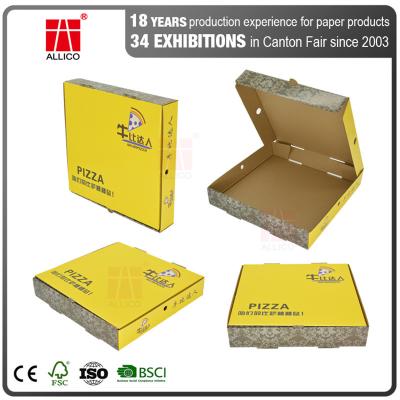 China 1200GSM Custom Printed Pizza Boxes for sale