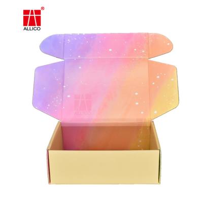China Silver Stamping Corrugated Mailing Boxes for sale