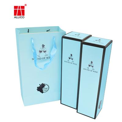 China Liquor Champagne Wine Bottle Gift Boxes SGS BSCI Certificates for sale