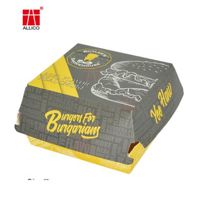 中国 木材パルプは3/8inの食品包装のギフト用の箱の鶏のハンバーガーの使用をリサイクルした 販売のため