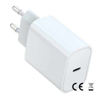 China 20W PD Single USB C Wall Charger, 50% in 30 minutes, 100% in 2 hours for sale