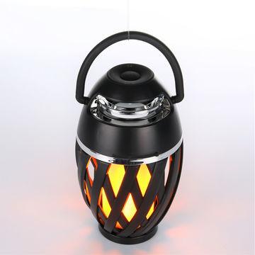 China Portable Bluetooth Wireless Speaker with LED flickering flame, reliable China Suppliers, Manufacturers, Factories, for sale