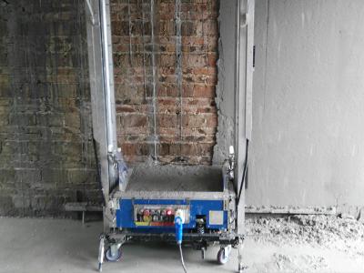 China DaNiu 2.0 automatic wall plastering system machine with foldable pole for sale