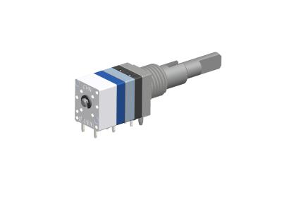 China Double Shaft Integrated Absolute Rotary Encoder Potentiometer With Rotary Switch for sale