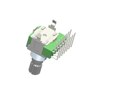 China Through Hole Electronic Rotary Switch With Contact Rating 1A 125VAC 10000 Cycles for sale