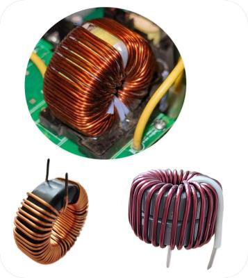 China Alambre de cobre modificado para requisitos particulares RoHS material Certiifed del modo de la obstrucción de la bobina común del inductor en venta