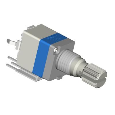 China Metal Shaft Sealed Rotary Potentiometer With Switch Single Unit RV9312NS for sale