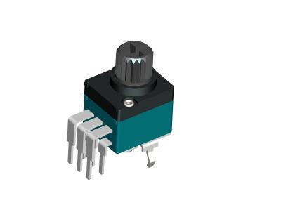 China 16mm Rotary Potentiometer Resistance 300Ω-3MKΩ Through Hole/Surface Mount for sale