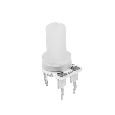 China Three Pin 8mm Trimming Potentiometer With Plastic Custom Knob for sale
