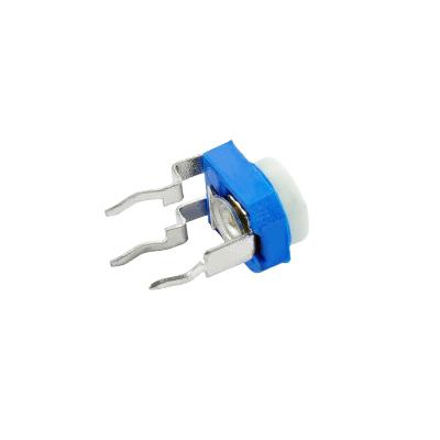 China Adjustable 10k Ohm Trimmer Potentiometer Vertical Type Carbon Film Technology for sale