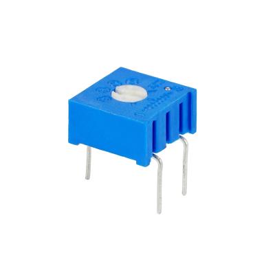 China RI3386G 9,5 mm Trimmer Potentiometer Cermet Resistor Material Trimpot con el estilo de terminación de pin en venta