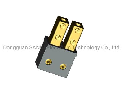 China 400V Rating High Current Terminal Block With 2P-24P Contacts for sale