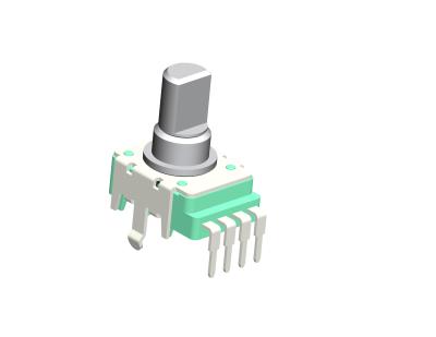 China Potenciómetro de PCB rotativo mono Lug 0.05W a través del eje redondo del agujero/montaje DIP en venta
