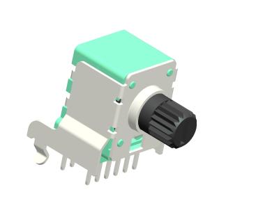 China Precision Rotary Potentiometer 100MΩ Insulation Resistance 500VAC Dielectric Strength 10 000 Cycles 6mm Shaft for sale