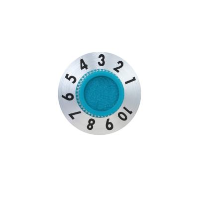 Китай Настраиваемые круглые кнопки потенциометра с нажатием или зажимной застежкой серебряные / черные / золотые продается