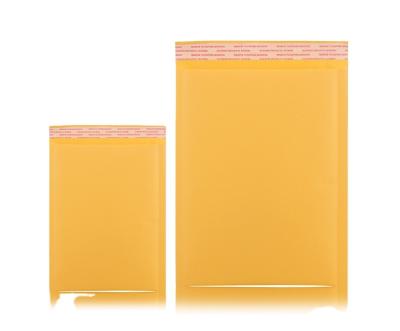 China Wholesale Disposable Yellow Padded Craft Kraft Paper Postage Bubble Mailing Mailing Mailer Bags Envelope With Bubble for sale