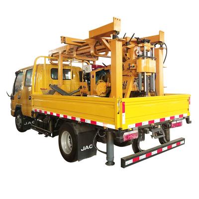 China Commercial 200m Deep Water Well Drilling Truck Water Well Service Rig Vehicle Mounted for sale