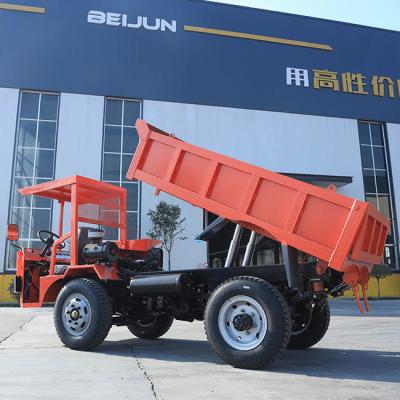 China 5 ton ondergrondse dumptruck 54KW 4X2 mini-kiepwagens voor mijnbouw Te koop