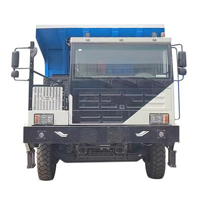 China Heavy Duty 287KWh Single Motor Electric Mining Truck  Blue Color for sale