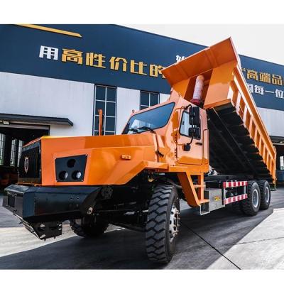 China 35 Tons Diesel Dumper Truck Heavy Loading 4 Wheel Drive Dump Truck for sale